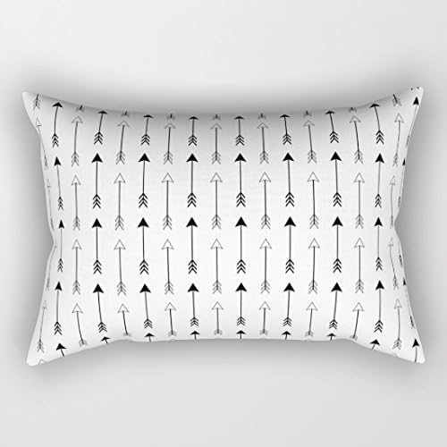 Unique Arrow Pattern Rectangle Pillow Covers Decorative Bedroom Decor Rectangle Pillow Case 12 x 20 Valentine's Day Gifts for Her