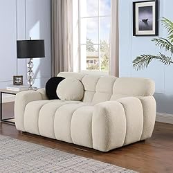 Alberobelo Boucle Sofa for Living Room, Cloud Couch