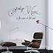Woodland Arts Black 33 inches x 15 inches Music is The Voice of The Soul Clef Notes Staff Vinyl Hand-Made Wall Decals Quotes Sayings Words Arts Lettering Vinyl Wall Stickers for Music Room