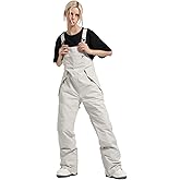 HIEEKDER Women's Ski Bibs Snowboard Pants Snow Bib Tight Overalls Outdoor Bibs Ski Pants Waterproof Insulated Ripstop Sport