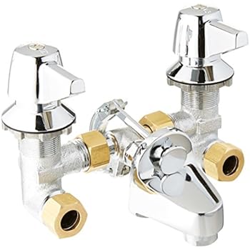 Central Brass 1177 Da 2 Handle Shelf Back Lavatory Faucet Touch