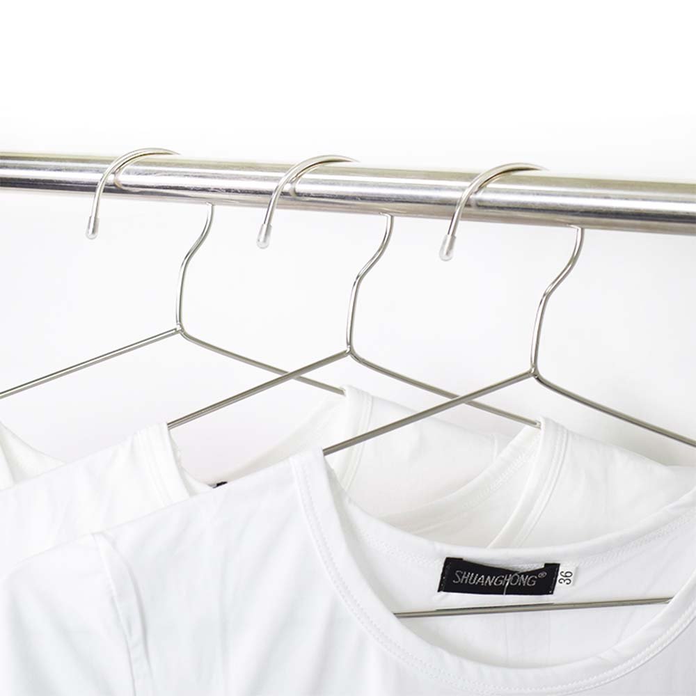 SZUAH 30 Pack Stainless Steel Clothes Hangers，17.7\