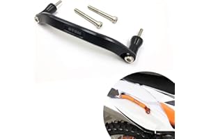 MACHSWON Motocross Rear Grab Rail Handle for SX125 150 SX250 SXF250 350 450 XC150 250 300 - Black and Orange, Aluminum, Sport