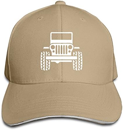 Jeep Logo Mens Sandwich Baseball Caps