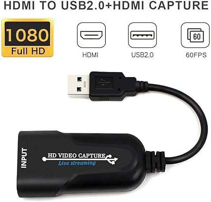 grabber karte Mini Video Capture Karte USB 3.0 zu HDMI Video Grabber Aufnahmebox 