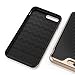 Caseology Envoy for Apple iPhone 8 Plus Case (2017) / for iPhone 7 Plus Case (2016) - Premium Leather - Carbon Fiber Black
