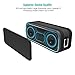 40W Portable Bluetooth Speaker,EC Technology HiFi Dual-Driver Wireless Speaker with IPX7 Waterproof, 13-Hour Playtime Stereo Pairing & Deep Bass for Outdoor,Home,Travel,Hiking,Camping,Beach-Black