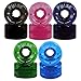 Atom Pulse Outdoor Quad Roller Skate Wheels, 65mm, Pink, 78A