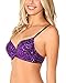 iHeartRaves Purple Sequin Rave Bra Top (Medium)