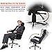 TOPSKY Executive Office Chair Large Leather Chair with Adjustable Headrest High Back New Black