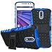 Moto G4 Case, Moto G4 Plus Case - OEAGO [Shockproof] [Impact Protection] Tough Rugged Dual Layer Protective Case Cover with Kickstand for Motorola Moto G4 / G4 Plus (Moto G Plus, 4th Gen) - Blue