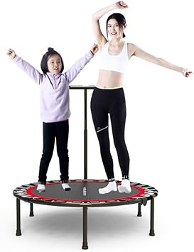 FLY FLU Trampoline Fitness Adultos, Rebote Mini Ejercicio De ...