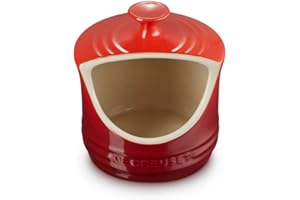 Le Creuset Stoneware Salt Crock, 10 oz., Cerise
