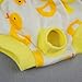 Fitwarm Adorable Cotton Pet Dog Diaper Washable Sanitary Pants Female Season Heat Nappies Clothes, Duck, Small