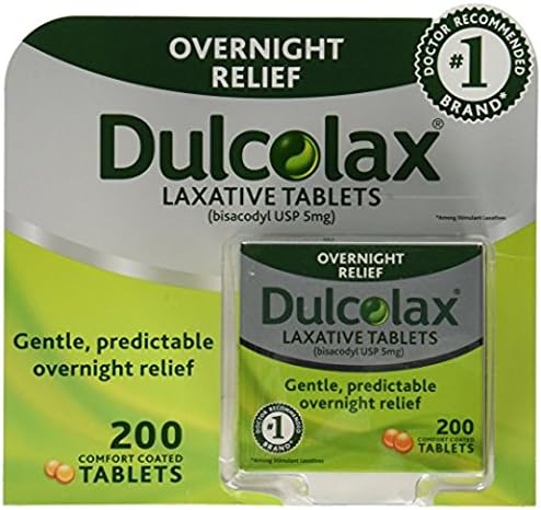 Dulcolax Laxative - 5 mg - 800 Count Total