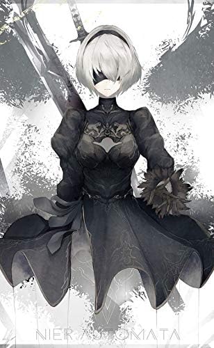 Amazon Com Jinjing Prints Girl Nier Automata Video Game Yorha 14inch X 23inch Customized Silk Print Poster Silk Wallpaper Silk Printing Home Kitchen
