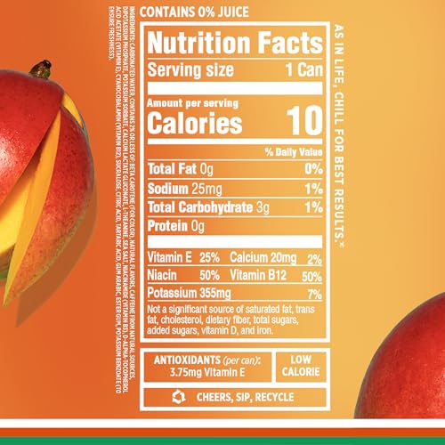 SPARKLING ICE ENERGY MAXIMUM MANGO 12PK. ENERGY DRINKS WITH VITAMINS + ANTIOXIDANTS, ZERO SUGAR. 12 FL OZ CANS.