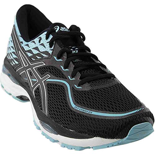 Asics Womens Gel-Cumulus 19 Black/Porcelain Blue/White Running Shoe - 9.5