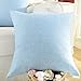 HOME BRILLIANT Decorative Linen European Pillowcase Cushion Cover for Patio, 24
