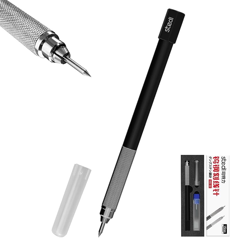 stedi Tungsten Steel Scriber Hobby Model Tool Precision Replaceable Tip