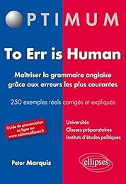 To err is human
