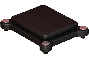 2 Floors Subwoofer Isolation Stand, Audio Isolation Platform with Foot Spikes for Standard Speaker, Studio Home Office Use Sp