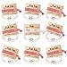 MOOKOO Bridemaid Love Knot Bracelets set 9 Set Bride Tribe Hair Tie and Bracelets Bachelorette Party Supplies for Girls Women (#1)