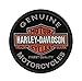 Harley-Davidson Emblem, Long Bar & Shield, Small Size Patch EM312642