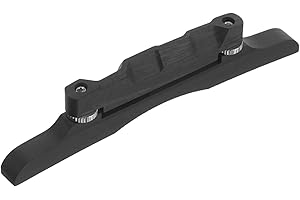 TOYVIAN Mandolin Nut Mandolin Bridge Mandolin Replacement Bridge Wood Bridge Mandolin Parts Bridge Saddle for Mandolin Bridge Mandolin Wooden Pull The String Component Ebony Piano Bridge