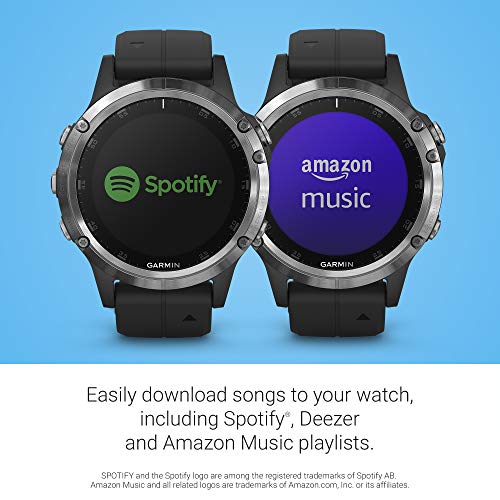 Garmin fenix 5 Plus, Premium Multisport GPS Smartwatch, Features Color