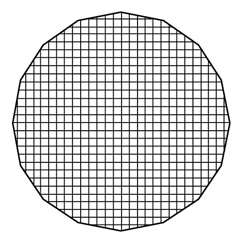48in (120cm) Eggcrate Grid for Pro Studio Solutions EZ-Pro Beauty Dish and Softbox Combo - 50 Degree Grid (2x2x1.5 Openings)