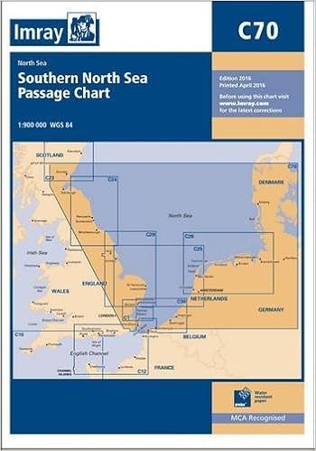 Imray Chart C70 Southern North Sea Passage Chart Amazon De