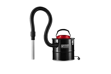 WOLFGANG® Profi Aschesauger | Kaminsauger mit HEPA-Filter und 120 cm feuerfesten Schlauch | Staub- Aschesammler | Fassungsver