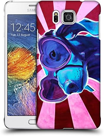 Official DawgArt Puppy Love Dogs Hard Back Case for Samsung Galaxy Alpha