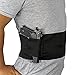 Depring Belly Band Holster for Concealed Carry Elastic Abdominal Slim Wrap Concealment Handgun Holster with 2 Magazine Pouches for Right and Left Hand Draw