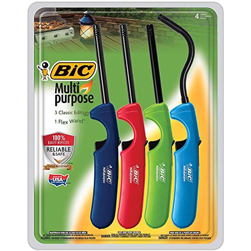 BIC Multi-Purpose Lighter 4 Lighter Value Pack, Pack of 2