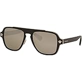Versace Man Sunglasses Black Frame, Dark Grey Lenses, 56MM
