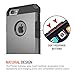 iPhone 6 Case, Trianium [Protak Series] Ultra Protective Case For Apple iPhone 6 4.7 inch [Gunmetal Gray] Dual Layer + Shock-Absorbing Hard Bumper Cover
