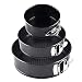 Springform Cake Pan 3 Pieces/Set,Alotpower 4 Inch 7 Inch 9 Inch Non-Stick Leakproof Round Cake Pan with Removable Bottom Cake Pan