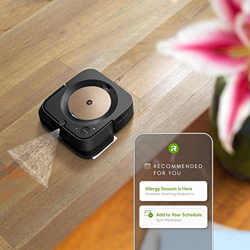 iRobot Braava Jet m6 (6012) Ultimate Robot Mop- Wi-Fi Connected, Precision Jet Spray, Smart Mapping, Works with Alexa, Ideal for Multiple Rooms, Recharges and Resumes, Black - View 14