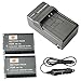 DSTE® 2X NB-12L Battery + DC161 Travel and Car Charger Adapter Compatible with LEGRIA Mini X PowerShot N100 G1 X Mark II Digital Camera as NB12L