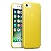 iPhone 7 Cases, Terrapin iPhone 7 Cover - TPU Gel - Slim Design - Durable Shock Absorbing - Back Protector - Solid Yellow