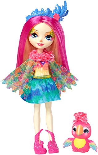 Enchantimals Peeki Parrot Doll & Sheeny