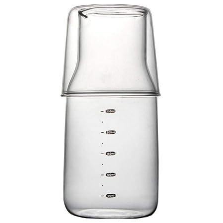 Compra AOLVO - Vaso medidor de Cristal Transparente con balanza ...