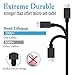 PS4 Micro USB Charging Cable, [15FT 2Pack] Extra Long Fast Charging Cord, High Speed Android Charger Cable for Samsung Tablet/Galaxy S7 Edge/S6/S5,Android,Honor 6X,HTC,Echo Dot,Xbox One - Black