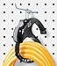 Qa Worldwide CCP0180 Cable Clamp PRO Pack, 1 Small Black, 1 Medium Platinum/Black and 1 Large Black/Platinum