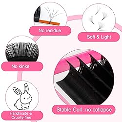 Eyelash Extensions Easy Fan Volume Lashes 0.03 0.05