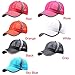 Voberry Men and Women Snapback Baseball Cap Outdoor Sports Mesh Hat (Black)