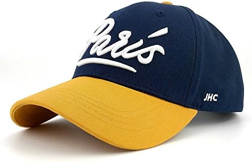 JHC Trendy Adjustable Casual Vintage Snapback Hats Baseball Caps for Men for Women (Paris)