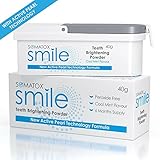 SOMATOX SMILE - Teeth Brightening Powder - With Active Pearl Technology • Peroxide Free Whitening Kit • Better than Whitening Strips & Gel - 6 Months Supply | Cool Mint ★ Product of UK